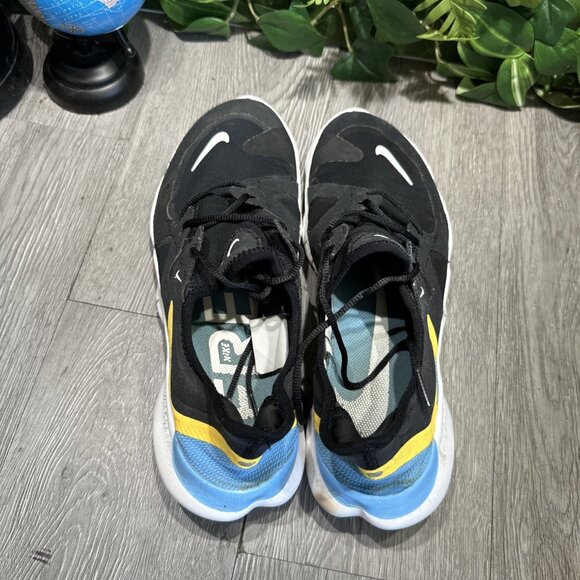 B11 Nike Free Run 5.0 Volt Men's Sz 10.5 Black Yellow Shoes Sneakers AQ1289-013 - Picture 6 of 8